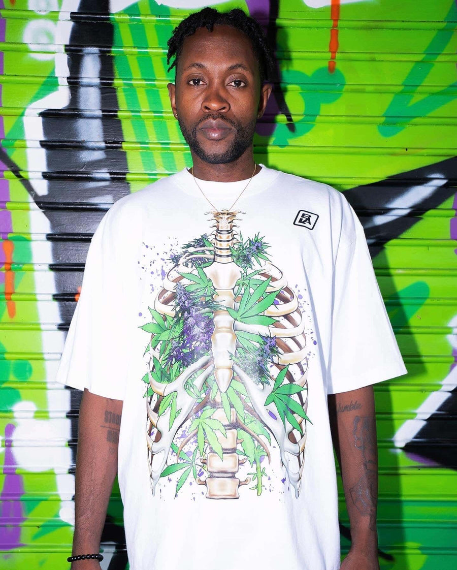 Healthy Lungz Heavyweight T-Shirt White