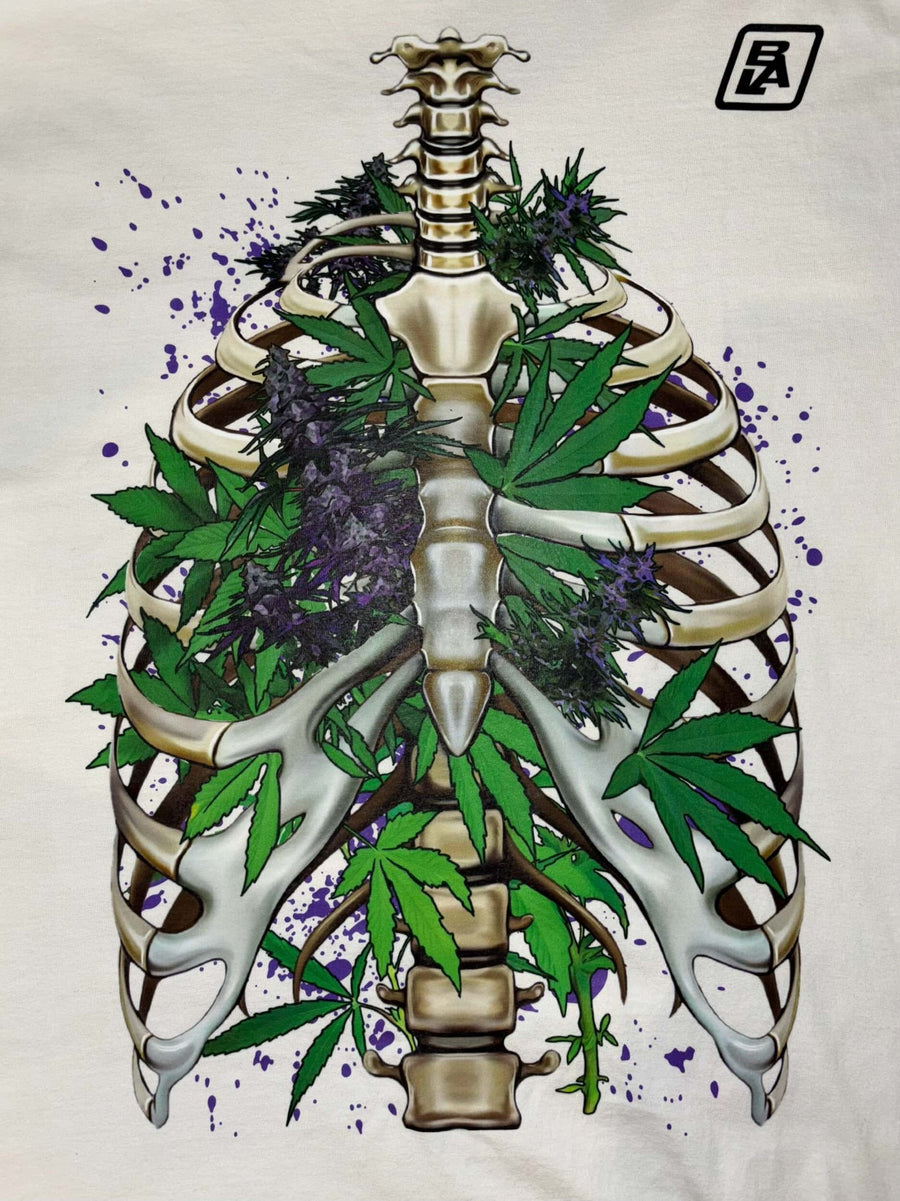 Healthy Lungz Heavyweight T-Shirt White