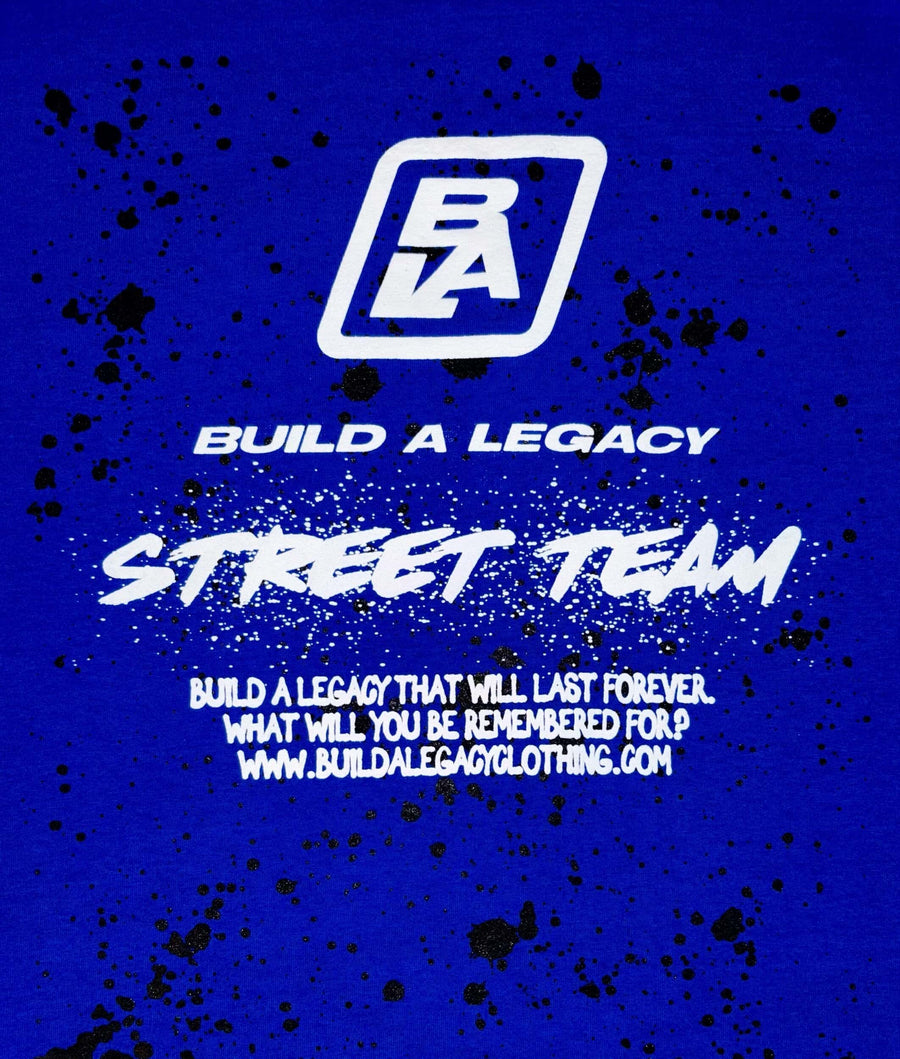 Build A Legacy - Promo Heavyweight T-Shirt Blue