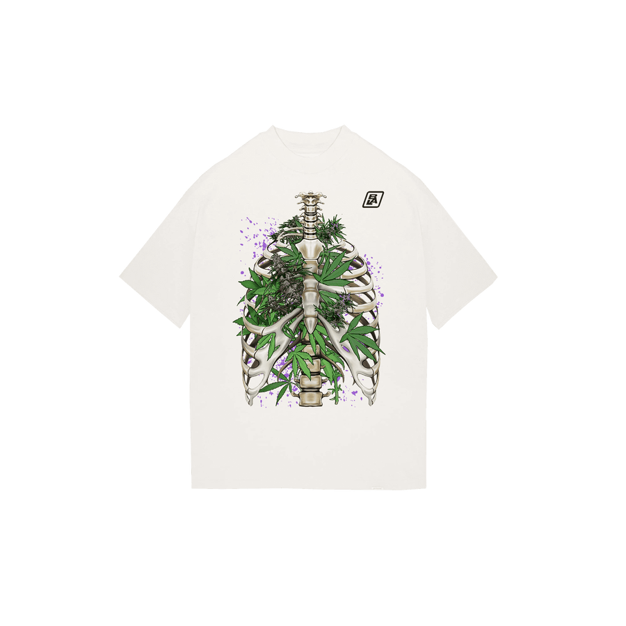Healthy Lungz Heavyweight T-Shirt White