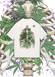 Healthy Lungz Heavyweight T-Shirt White