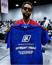 Build A Legacy - Promo Heavyweight T-Shirt Blue