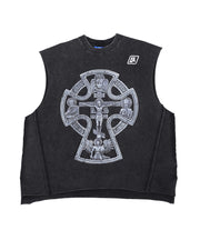 King Of Glory - Black Sleeveless T-shirt