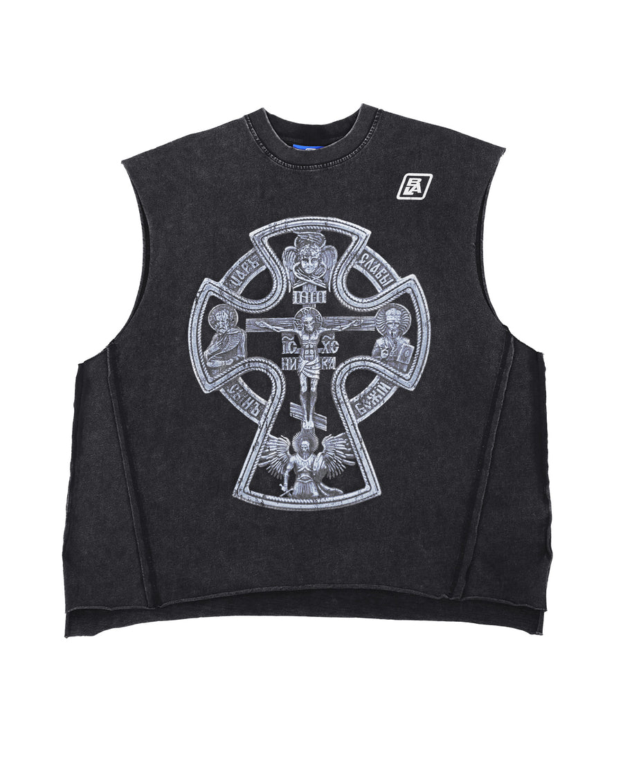 King Of Glory - Black Sleeveless T-shirt