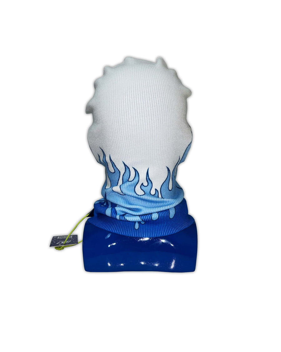Triple Flame Blue Balaclava (Ski Mask)