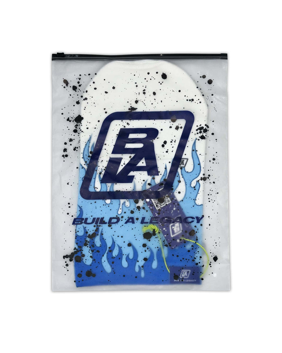 Triple Flame Blue Balaclava (Ski Mask)